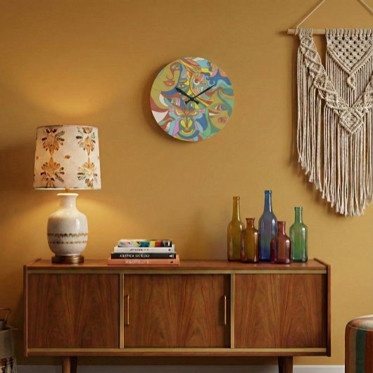 Levels of Transformation Große Wanduhr