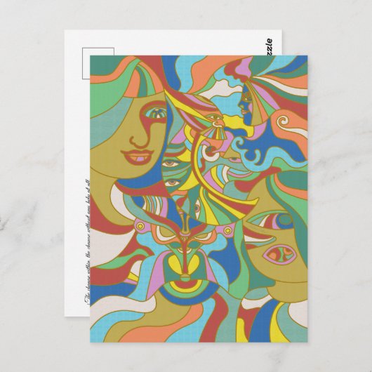 Levels of Transformation Postkarte (Vorne/Hinten)