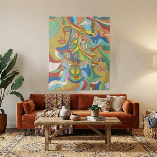 Levels of Transformation Wandteppich