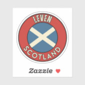 Leven, Schottland Aufkleber (Blatt)