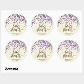 Levender Blütendusche bevorzugt Aufkleber (Blatt)