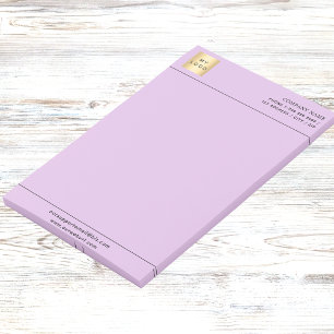 Levender-lila-Firmenlogo Post-it Klebezettel