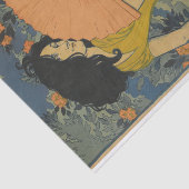 L'event (The Fan) von Eugene Grasset Seidenpapier (Ausschnitt)