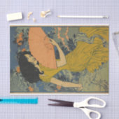 L'event (The Fan) von Eugene Grasset Seidenpapier (Handwerk)