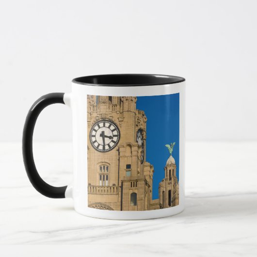 Lever Gebäude, Liverpool, Merseyside, England Tasse (Links)