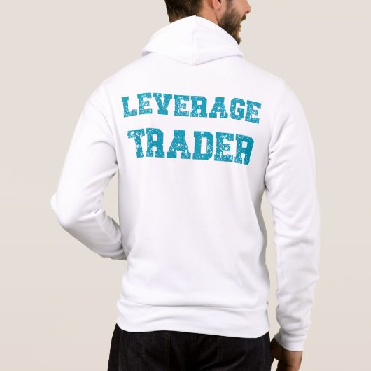 Leverage Trader Grunge Zip Hoodie (Rückseite)
