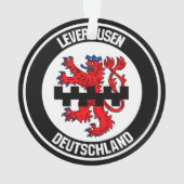 Leverkusen-RundEmblem Ornament (Rückseite)