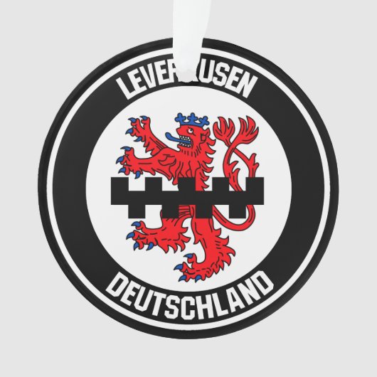 Leverkusen-RundEmblem Ornament (Vorderseite)