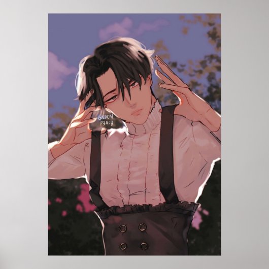 Levi Ackerman By Golden Peach Poster (Vorne)