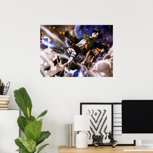 Levi Ackerman Poster (Heimbüro)