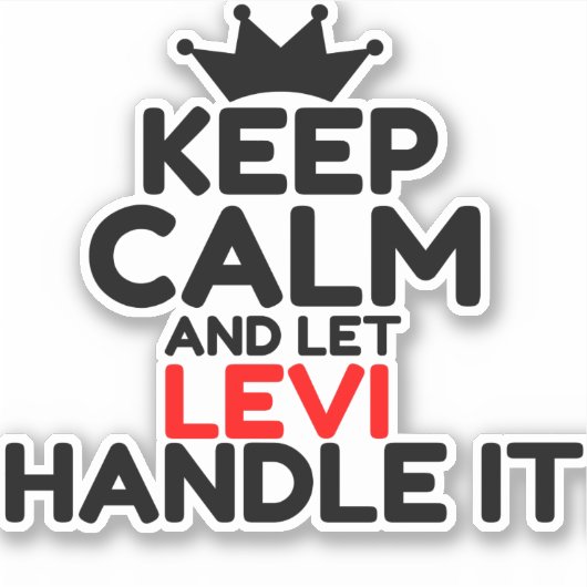 LEVI AUFKLEBER (Vorderseite)