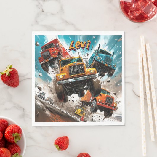 Levi Birthday Serviette (Beispiel)