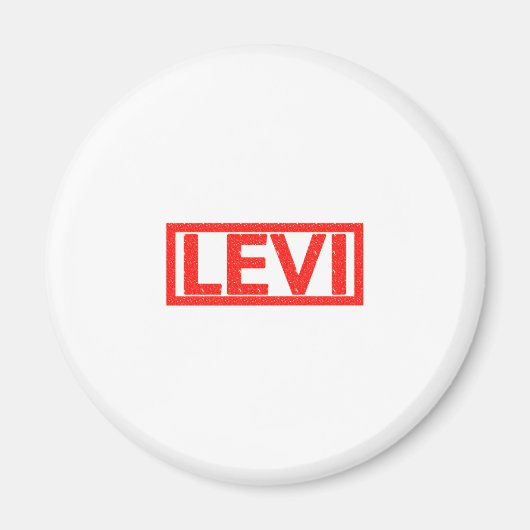 Levi Briefmarke Magnet (Vorne)
