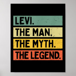 Levi Der Mann der Mythos Die Legende lustig person Poster