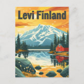 Levi Finnland Postkarte (Vorderseite)