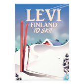 Levi, Finnland - Skiposter Fotodruck (Vorne)