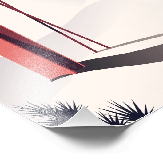 Levi, Finnland - Skiposter Fotodruck (Ecke)