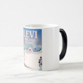 Levi, Finnland - Skiposter Verwandlungstasse (VorderseiteRechts)