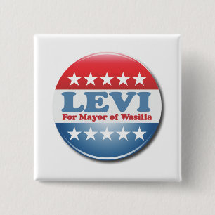 Levi für Bürgermeister Button