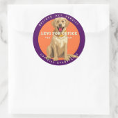 Levi für das Amt Runder Aufkleber (Tasche)