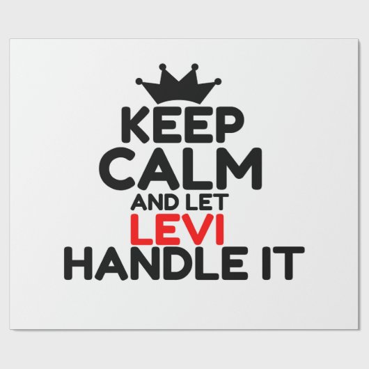 LEVI GESCHENKPAPIER (Flach)