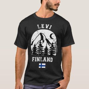 Levi Lapland Ski Resort Finnland Skigebiet Alpin T-Shirt