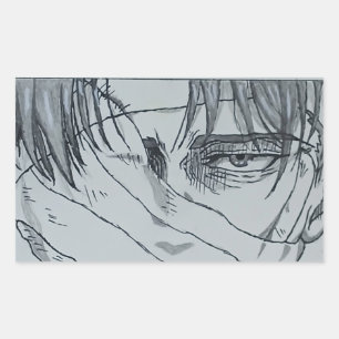 Levi.. Rechteckiger Aufkleber