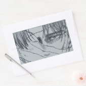 Levi.. Rechteckiger Aufkleber (Umschlag)