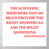 LEVI-Strauß-Zitat Poster (Vorne)