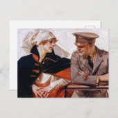 Leviathan, 1918 von Joseph Christlich Leyendecker Postkarte (Vorne/Hinten)