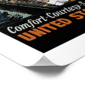 Leviathan-Aft-View der United Staaten Line Poster (Ecke)