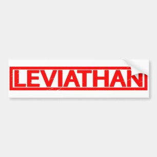 Leviathan-Briefmarke Autoaufkleber