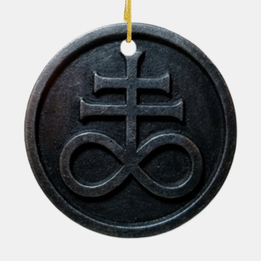 Leviathan Cross Keramik Ornament (Hinten)