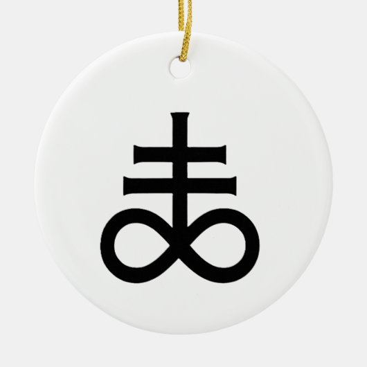 Leviathan-Kreuz Keramik Ornament (Vorne)