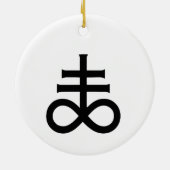 Leviathan-Kreuz Keramik Ornament (Hinten)