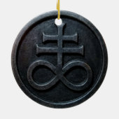 Leviathan-Kreuz Keramik Ornament (Hinten)