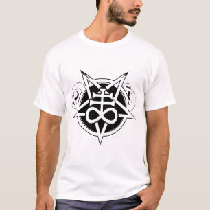 Leviathan-Kreuz Pentagram und Tentakel Links T-Shirt