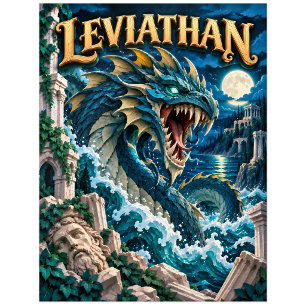 Leviathan, Paper Cut Monster Postkarte