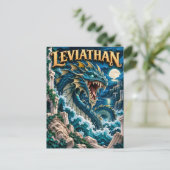 Leviathan, Paper Cut Monster Postkarte (Stehend Vorderseite)