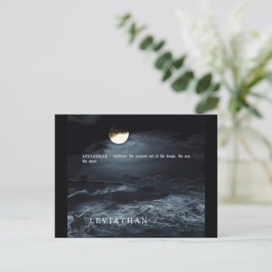 LEVIATHAN POSTKARTE (Stehend Vorderseite)