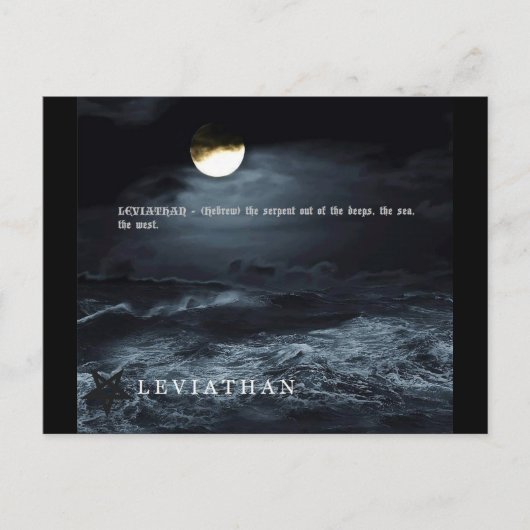 LEVIATHAN POSTKARTE (Vorderseite)
