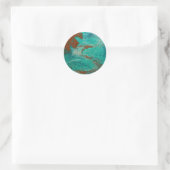 Leviathan Runder Aufkleber (Tasche)