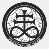 Leviathan-Sigil Runder Aufkleber (Vorderseite)