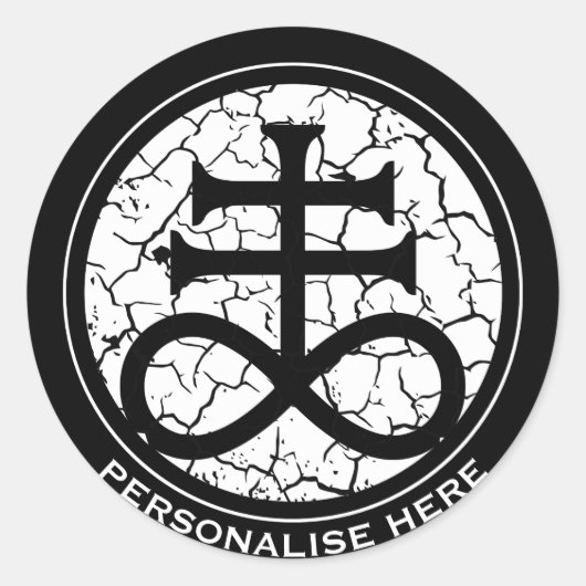 Leviathan-Sigil Runder Aufkleber (Vorderseite)