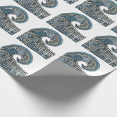 Leviathan-Skizze - Farbe Geschenkpapier (Ecke)