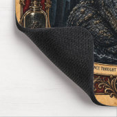 Leviathan, Vintage Zirkusmonster Mousepad (Ecke)