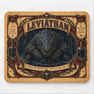 Leviathan, Vintage Zirkusmonster Mousepad