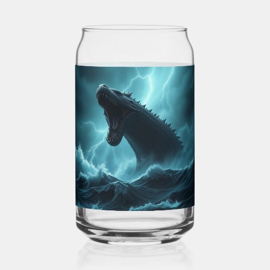 „Leviathan – Wächter der Tiefsee“ Dosenglas (Vorderseite)