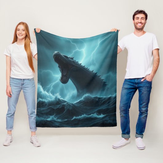„Leviathan – Wächter der Tiefsee“   Fleecedecke (Beispiel)