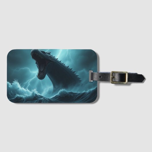 „Leviathan – Wächter der Tiefsee“   Gepäckanhänger (Vorderseite (Horizontal))